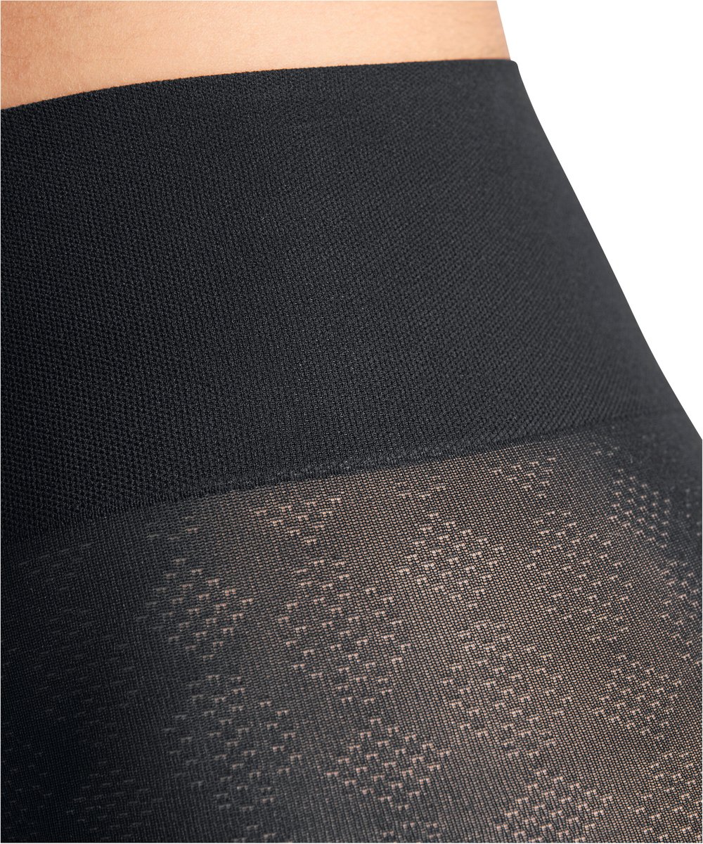 Falke Dovetail eenkleurig materiaal half ondoorzichtig 50 DEN panty dames zwart-L zwart 3009