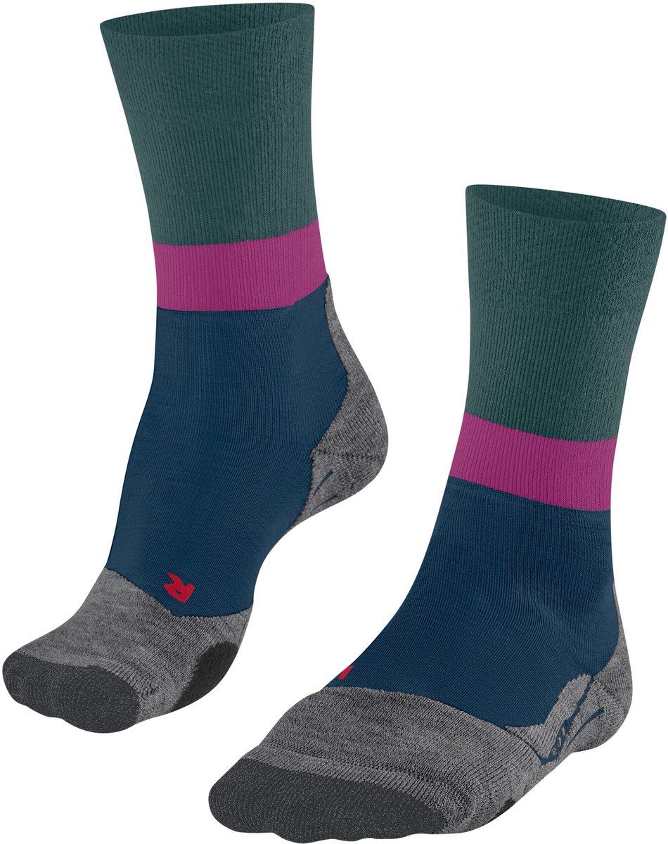 FALKE TK2 Dames Wandel Sok 16445 7373 peacock 35-36 Multicolor