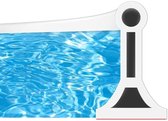 Bande de protection autocollante pour Douche - 2 mètres - Transparente - Imperméable, résistante à la moisissure et flexible - Convient pour Cuisine, Toilettes et parois de douche