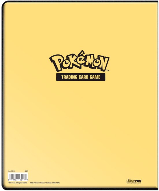 Ultra Pro - Pokémon JCC - Portfolio à 9 Pochettes Pikachu - UK Ultra Pro - Pokémon JCC - Portfolio à 9 Pochettes Pikachu - UK