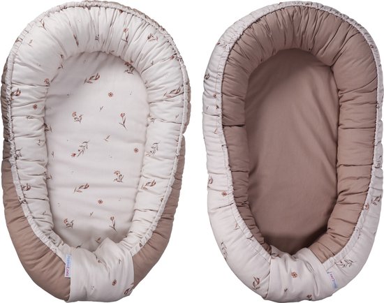 MamaLoes Vintage Bloemen Omkeerbaar Babynest ML020128