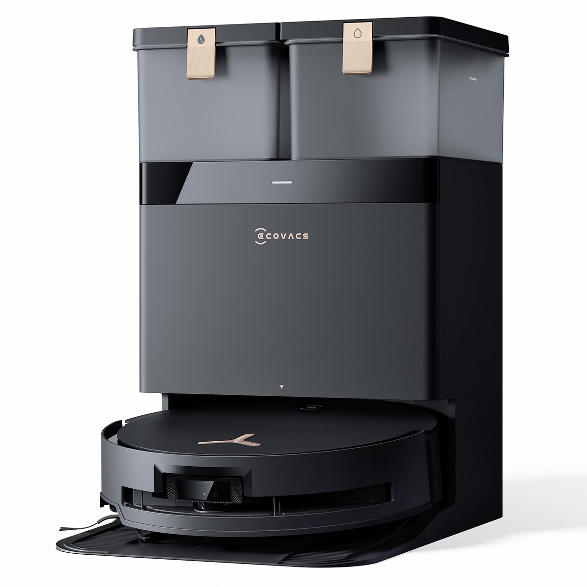 Ecovacs DEEBOT X8 PRO OMNI BLACK - Robotstofzuiger met Dweilfunctie