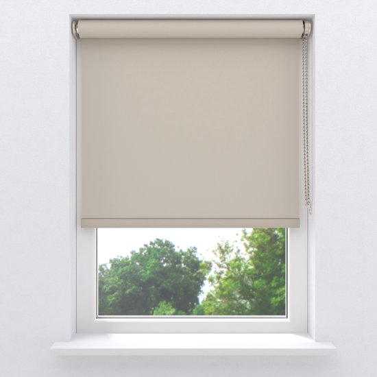 Store enrouleur occultant Radeco® - Easy Royal - Beige Grijs - 180 x 190 cm - Store enrouleur sans perçage - Dimensions de 40 à 240 cm de large