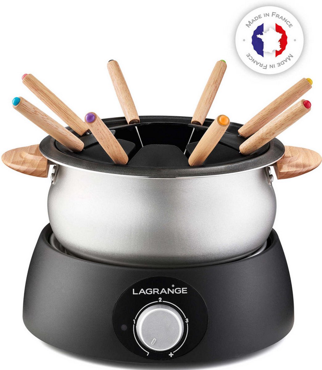 fondueset 900w 8 vorken - lagrange - 349013