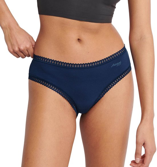 sloggi GO Crush Hipster 3 pack caleçons pour femmes - Blauw - Combinaison foncée - Taille XL
