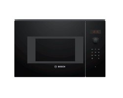 Bosch BFL523MB1F - Serie 4 - Inbouwmagnetron - 38x59 cm - 20 l - Zwart - Eenvoudig te reinigen met hydrolyse