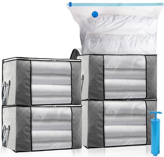 Vacuüm opbergtas, grote capaciteit, opbergset, 4 Vacuüm opbergtas, grote capaciteit, opbergset, 4