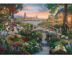 Schmidt - Thomas Kinkade - Disney 101 Dalmatiërs - 1000st - Legpuzzel - Painter of Light