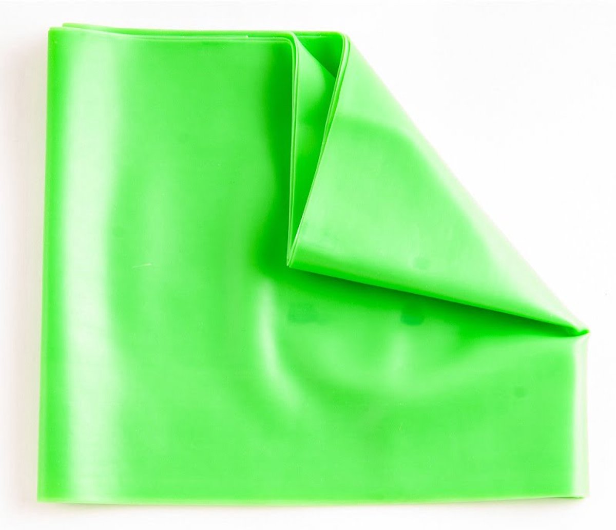 Yoga band van natuurrubber groen