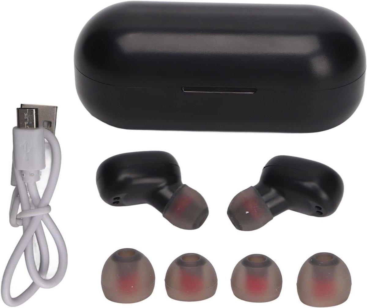 Allecto Plus - Slimme Universele Taalvertaler Oordopjes Bluetooth 5.0 met Ruisonderdrukking - Online Realtime Vertaling 84 Talen - Geschikt Voor Reizen en Zakelijk Leren - Zwart