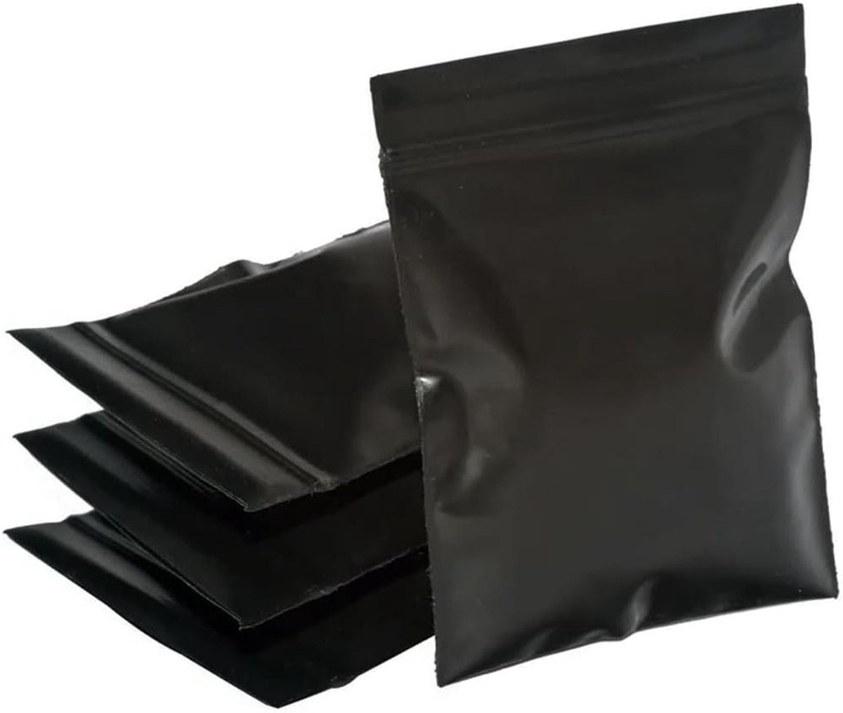 Allecto Plus - Hygiënische zakjes dispenser 50 stuks 15 x 10 cm - Vrouwelijke hygiënezakjes - Verwijderingszakken voor tampon/maandverband - Zwart