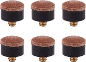 Inovra Plus - Queue de billard en bois de 13 mm pour snooker - Durable et facile à installer - Convient aux amateurs et aux professionnels - Lot de 6
