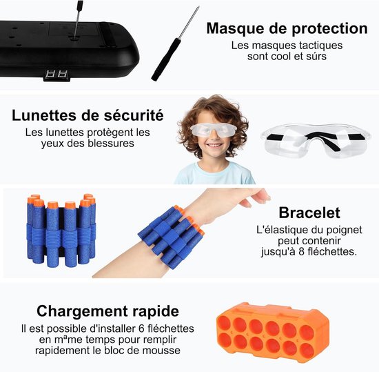Allecto Plus - Elektronisch Schietspel met 4 Digitale Auto Reset Doelen en Foam Darts - Leuk Cadeau voor Jongens en Meisjes 6-10 Jaar - Schietschijf voor Verjaardag & Kerstmis van Allecto Plus — afbeelding 5