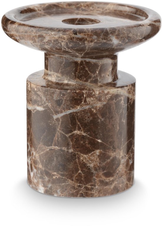 Bougeoir vtwonen - Bougeoir en métal - Marron - 9x10cm