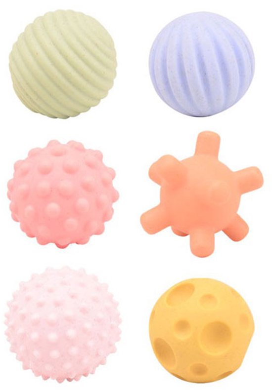 Foto: Johntoy motoriek en zintuigballen bioplastic 