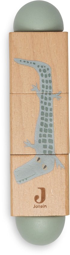 Jollein Draaiende houten puzzel Jungle Jambo kopen