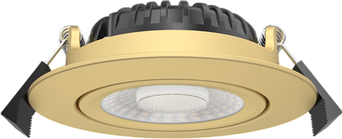 LED Inbouwspot CCT Messing SLIM-FIT Dimbaar IP65 MIRAN II
