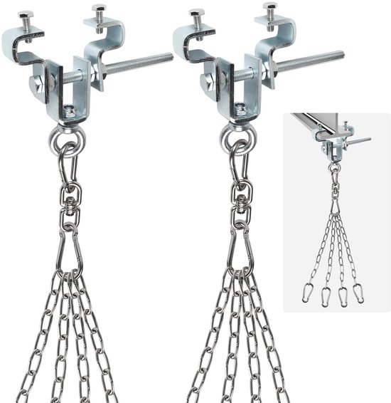 Supaway I-Beam Hanger hoogwaardige stalen zakklem, geperforeerde zakhaak voor balken, verstelbaar van 63 mm tot 220 mm, houdt 204 kg zwaartekracht