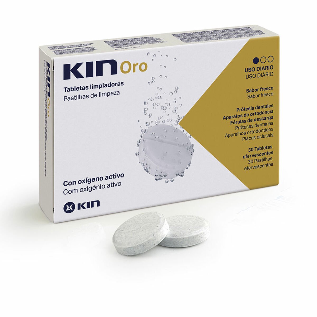 Kin Kin Oro Tabletas Limpiadoras 30 U