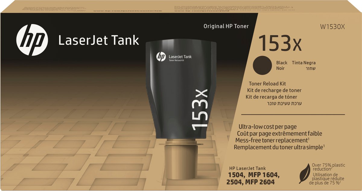 HP 153X - Tonercartridge - Origineel - Hoge Capaciteit - Zwart