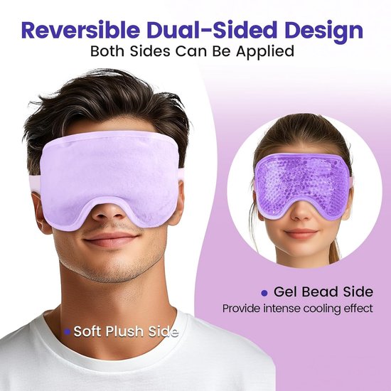 ONLYCARE Migraine masker, geüpgraded koelmasker, slaapmasker ONLYCARE Migraine masker, geüpgraded koelmasker, slaapmasker