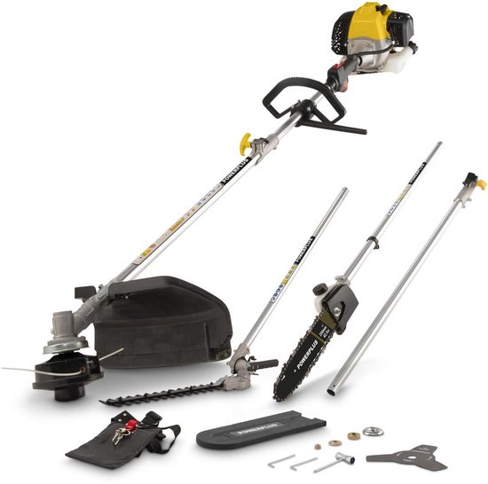 Foto: Bosmaaier grastrimmer grasmaaier draagbare elektrisch grasmaaiers met 2 accu zwart voor tuin