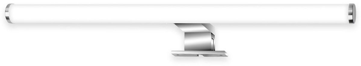 B.K.Licht BRILONER Basu – LED Spiegelverlichting – badkamer spiegellamp – 4.000K neutral wit licht – IP44 – chroom – klem- of schroefmontage – 50cm Chroom (50cm)