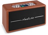 Retro radio - Audizio Tune60 - DAB radio met Bluetooth - Vintage look - DAB+ en FM - Bruin