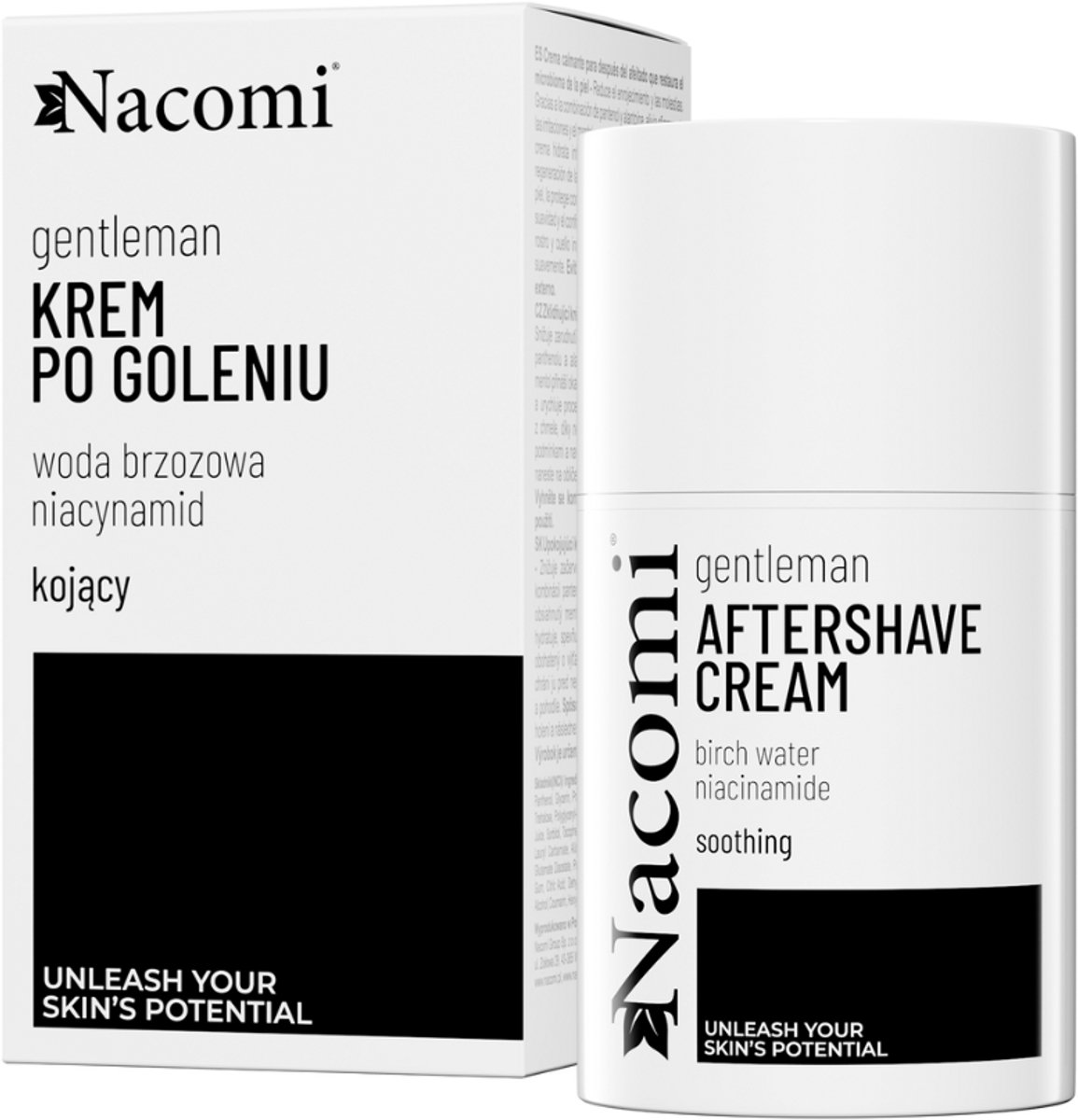 Nacomi Men Soothing aftershave cream that rebuilds skin's microbiome 50ml