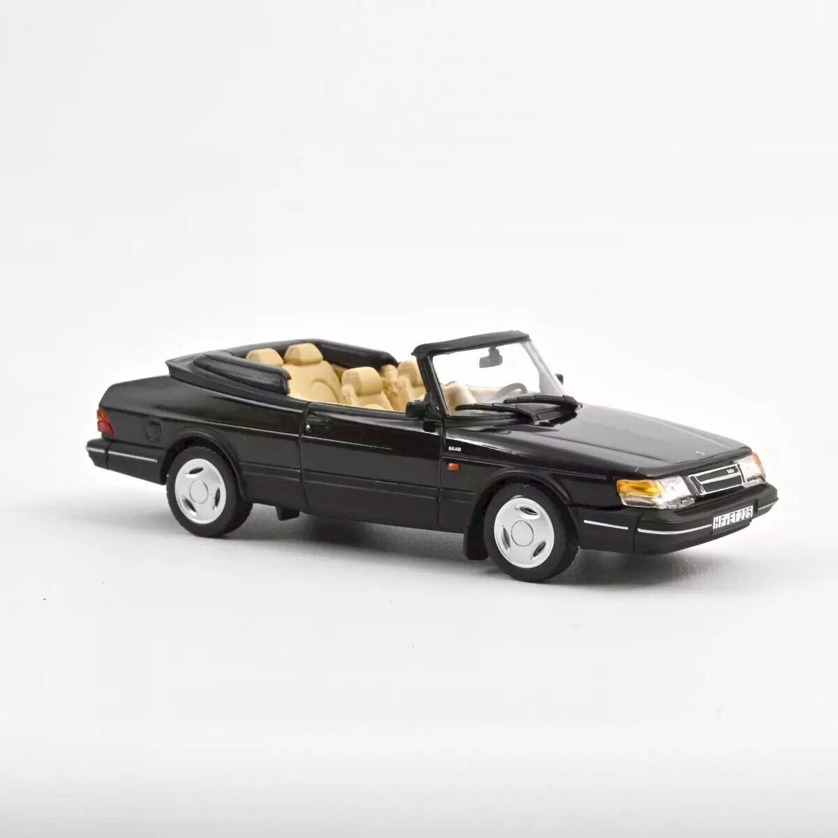 Saab 900 Turbo 1992 Cabriolet Noir 1/43 norev 810045 - Collection