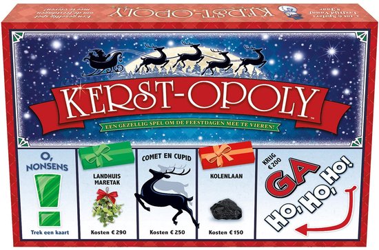Kerst Opoly – Bordspel