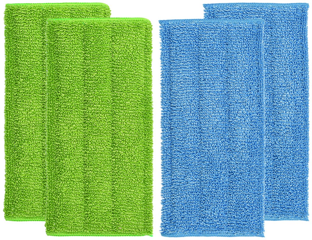 Geschikt voor Swiffer WetJet vlakmop doekje 4-delig verlijmd type verdikte mop kop voor nat en droog gebruik