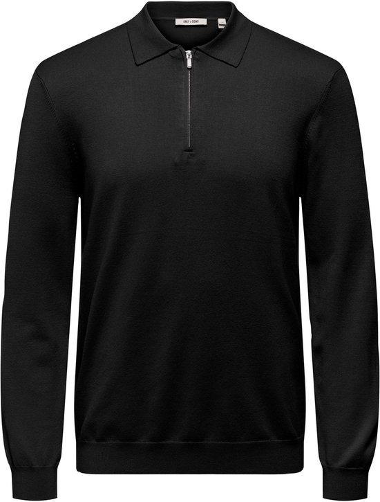 Only & Sons Wyler Life Knit Half Zip Polo Heren - Maat S