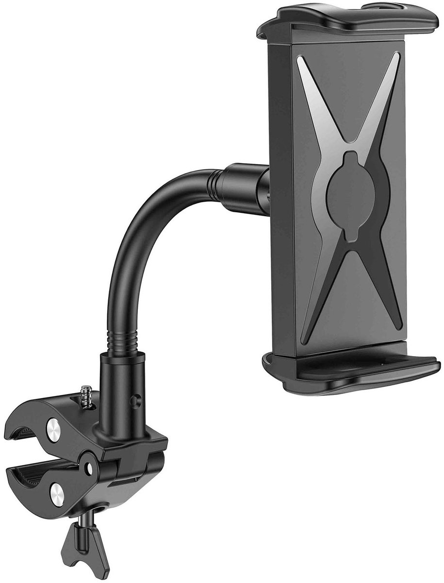 Flexibele lange armhouder met universele telefoon/tablet klem
