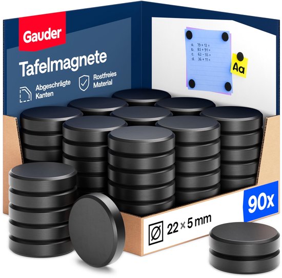 25 magnets, rewritable, 5 x 5 cm, for magnetic boards, refrigerators, planning boards and whiteboards, self-adhesive notes, easy to remove and reusable. Also for Agile, Scrum, Kanban or Lean