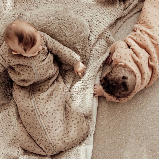 Baby Slaapzak Winter 9-24 mnd - Winterslaapzak biologisch katoen - 95cm - TOG 2.0 Cherry Pink - Roze - Snoozebaby van Snoozebaby — afbeelding 3