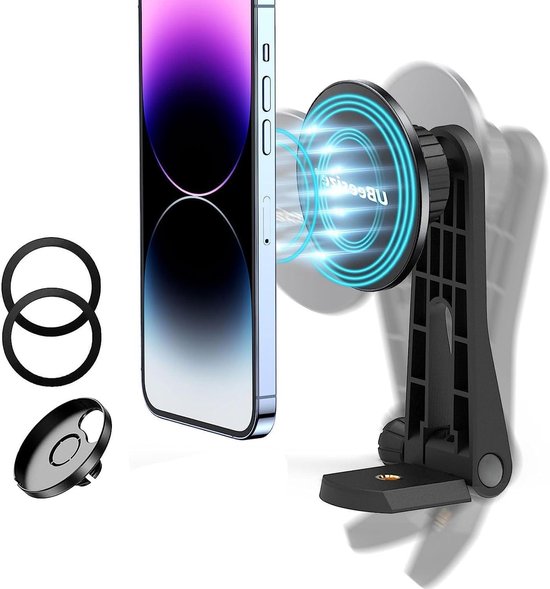 Foto: Jgs premium mobiele telefoonhouder statief voor magsafe cases en iphone compatibel met iphone 15 14 13 pro max stevig en praktisch ontwerp