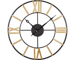 VALSOT - Wandklok - Zwart - IJzer