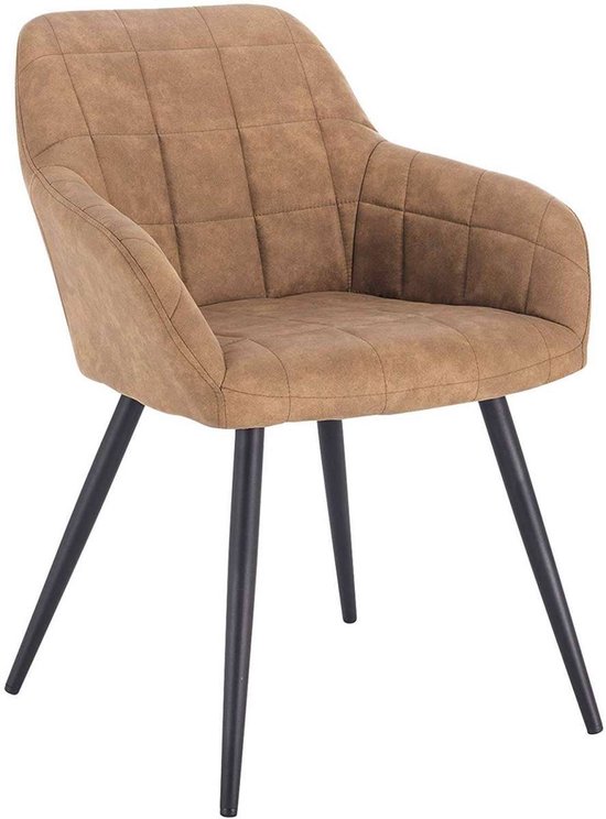 Set van 2 keukenstoelen met armleuningen, linnen stof, lichte natuurlijke houten poten, grijs