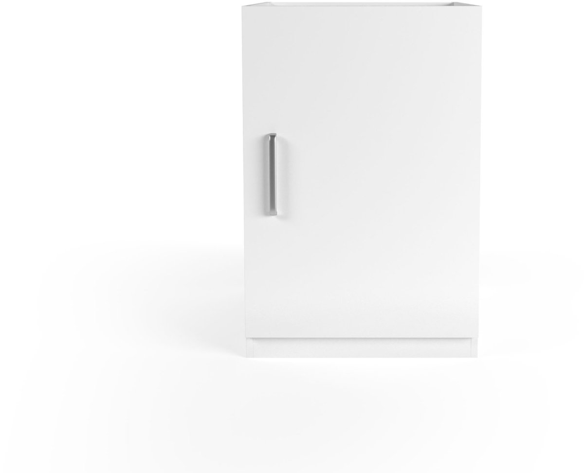 Wasophoogte Keukenkast - Onderkast keuken - Module N3 - 700(D)*600(B)*910(H) mm - Wit