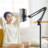 Support de téléphone pliable et trépied CHIWIN - Support de téléphone extensible en hauteur pour Smartphones et iPad (10-18 cm) - Support de téléphone flexible avec Basis en métal robuste - Pour lit, canapé, Cuisine, salle de bain, bureau