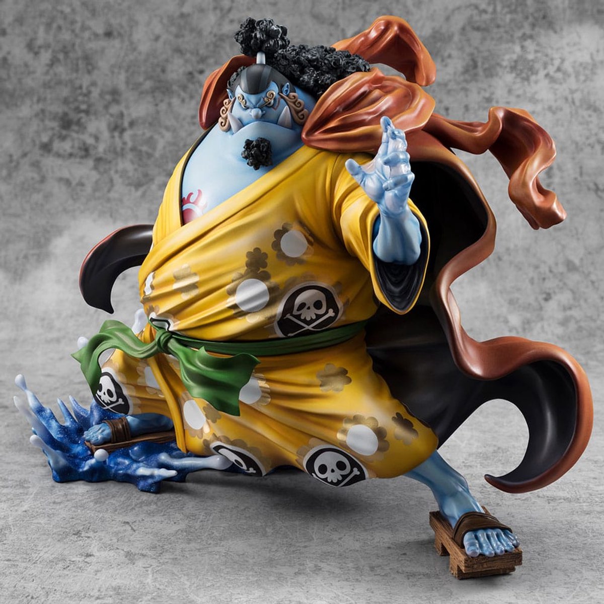 Megahouse One Piece Portrait Of Pirates SA-MAXIMUM PVC Statue Knight of the Sea Jinbe Limited Reprint 25 cm Beeld