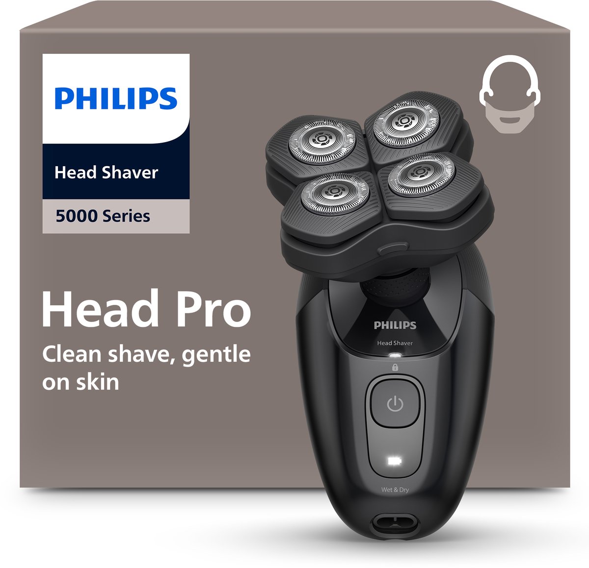 Philips Series 5000 Headshaver - Scheerapparaat mannen hoofd