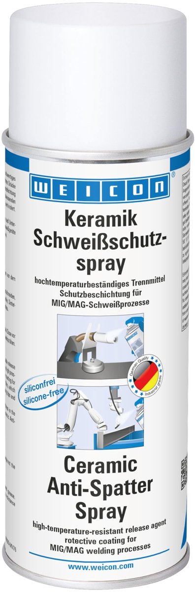 WEICON Keramisch Lasbeschermingsspray 400 ml – hittebestendig tot 1600°C