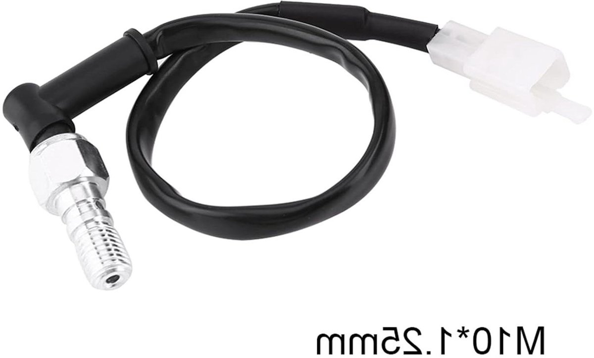 Hydraulische Remdrukschakelaar voor Motorfietsen - Remlichtdrukschakelaar met Ringen (M10*1.25mm)