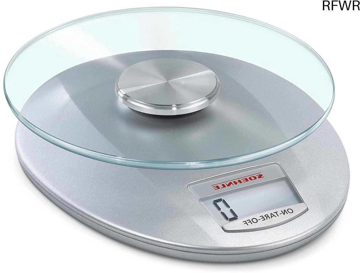 RFWR® Digitale keukenweegschaal met optelfunctie en groot LCD-scherm - 5 kg draagvermogen