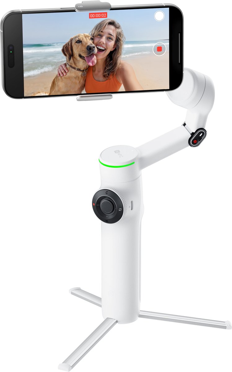 Bol.com Insta360 – Flow 2 Pro - Creator bundel - Summit White - Gimbal voor Smartphone aanbieding