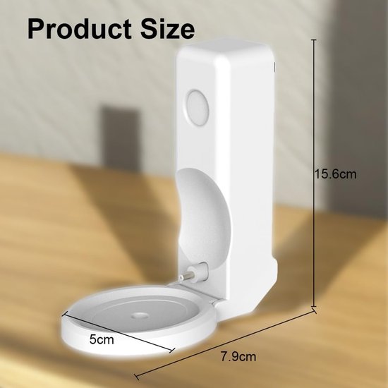 Echo Dot 4/5 stekkerhouder, geïntegreerd kabelmanagement, zonder