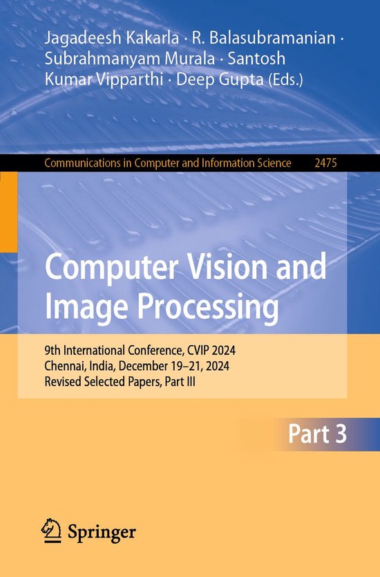 Springer Nature Proceedings Computer Science 3 - Computer Vi ... - cover