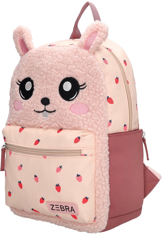 Zebra Trends Buddies Rugzak - Rugtas - Kinderen - Kids - Schooltas - Dieren - Roze